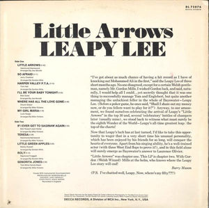 Leapy Lee : Little Arrows (LP, Album)