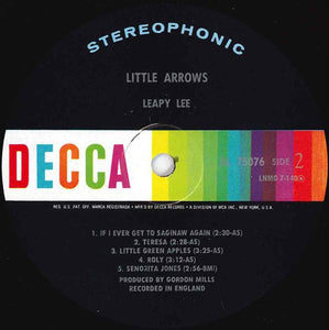 Leapy Lee : Little Arrows (LP, Album)