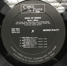 Laden Sie das Bild in den Galerie-Viewer, Barry Miles : Miles Of Genius (LP, Album, Mono)
