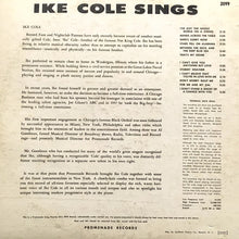 Load image into Gallery viewer, Ike Cole : Ike Cole Sings (LP)
