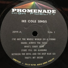 Load image into Gallery viewer, Ike Cole : Ike Cole Sings (LP)
