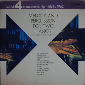 Ronnie Aldrich And His Two Pianos : Melody And Percussion For Two Pianos (LP, Album, Mono, Gat)