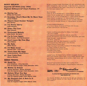 Ricky Nelson (2) : Ricky / Ricky Nelson (CD, Comp)