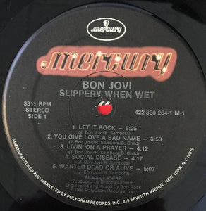 Bon Jovi : Slippery When Wet (LP, Album, 53 )