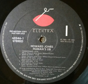 Howard Jones : Human's Lib (LP, Album, Promo)