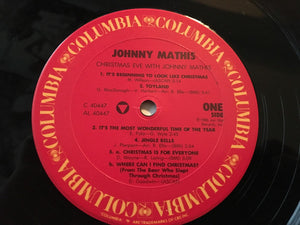 Johnny Mathis : Christmas Eve With Johnny Mathis (LP, Album)