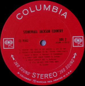 Stonewall Jackson : Stonewall Jackson Country (LP)
