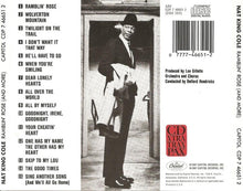 Charger l&#39;image dans la galerie, Nat King Cole : Ramblin&#39; Rose (And More) (CD, Album, RE)
