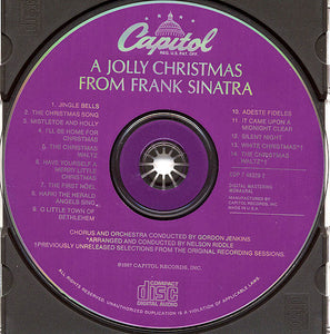 Frank Sinatra : A Jolly Christmas From Frank Sinatra (CD, Album, Mono, RE, RM)