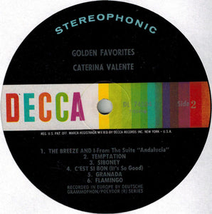 Caterina Valente : Golden Favorites (LP, Comp)