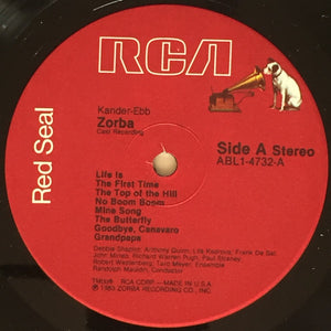 "Zorba" Original Cast : Zorba - Cast Recording (LP, Album)