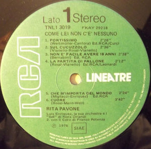 Rita Pavone : Come Lei Non C'è Nessuno (LP, Comp)