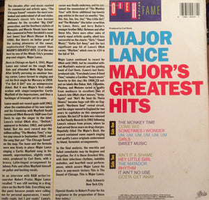 Major Lance : Major's Greatest Hits (LP, Comp, RE)