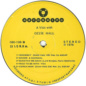 Ozzie Hall : A Visit With Ozzie Hall (LP, Album)