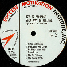 Load image into Gallery viewer, Paul J. Meyer : How To Prospect Your Way To Millions (2xLP)
