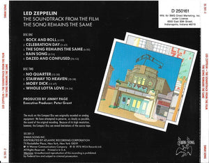 Led Zeppelin : The Soundtrack From The Film The Song Remains The Same (2xCD, Album, Club, RE)
