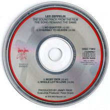 Load image into Gallery viewer, Led Zeppelin : The Soundtrack From The Film The Song Remains The Same (2xCD, Album, Club, RE)
