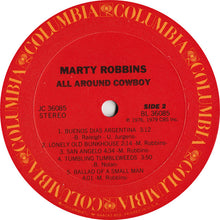 Laden Sie das Bild in den Galerie-Viewer, Marty Robbins : All Around Cowboy (LP, Album)
