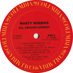 Marty Robbins : All Around Cowboy (LP, Album)