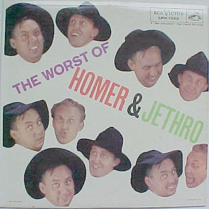 Homer And Jethro : The Worst Of Homer & Jethro (LP, Comp, Mono)