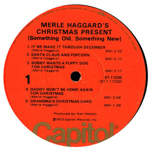 Merle Haggard : Merle Haggard's Christmas Present (LP)
