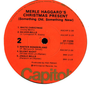 Merle Haggard : Merle Haggard's Christmas Present (LP)