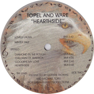 Topel And Ware : Hearthside (LP, Album)