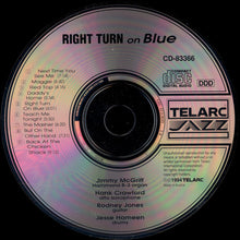 Load image into Gallery viewer, The Jimmy McGriff And Hank Crawford Quartet : Right Turn On Blue (CD, Album)
