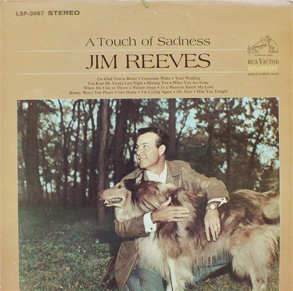 Jim Reeves : A Touch Of Sadness (LP, Album, Hol)