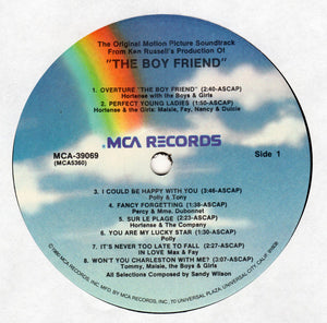 Various : The Original Motion Picture Soundtrack From Ken Russell's Production Of "The Boy Friend" (LP, Album, RE)