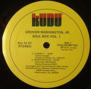 Grover Washington, Jr. : Soul Box Vol.1 (LP, Album)