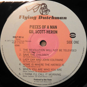 Gil Scott-Heron : Pieces Of A Man (LP, Album, RE, 180)