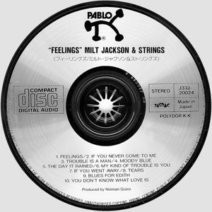 Milt Jackson And Strings* : Feelings (CD, Album, RE)
