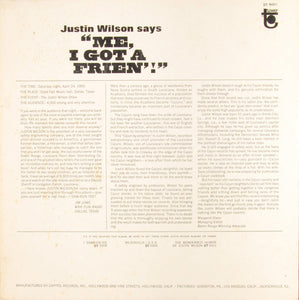 Justin Wilson : Justin Wilson Says "Me, I Got A Frien'!" (LP, RE)