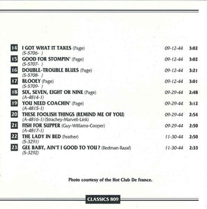 Hot Lips Page : 1940-1944 (CD, Comp)