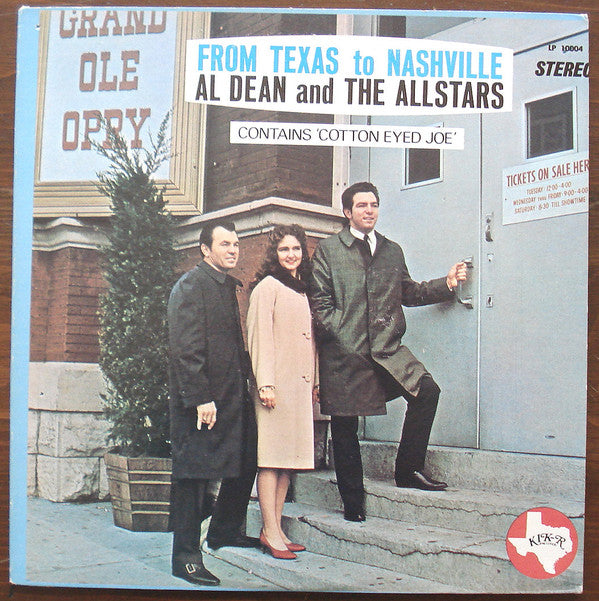Al Dean And The Allstars* : From Texas To Nashville (LP, Album)