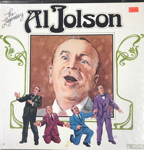 Al Jolson : The Legendary Al Jolson (3xLP, Comp, Mono)