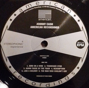 Johnny Cash : American Recordings (LP, Album, RE, 180)