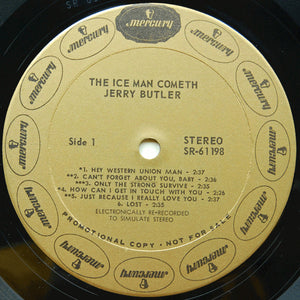Jerry Butler : The Ice Man Cometh (LP, Album, Promo)