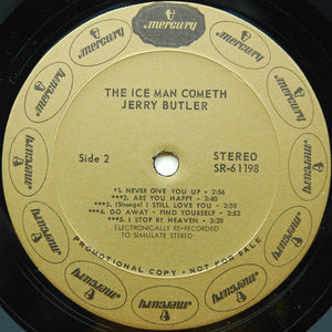 Jerry Butler : The Ice Man Cometh (LP, Album, Promo)