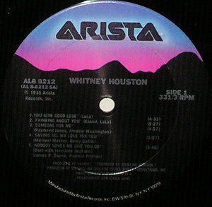 Whitney Houston : Whitney Houston (LP, Album, Club, CRC)