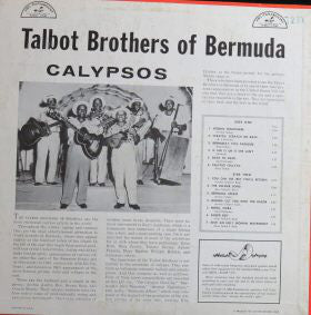 The Talbot Brothers Of Bermuda* : Calypsos (LP, Album, Mono)