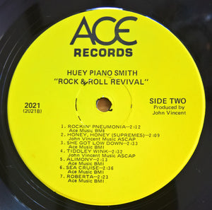 Huey "Piano" Smith : Huey "Piano" Smith's Rock & Roll Revival! (LP, Comp)