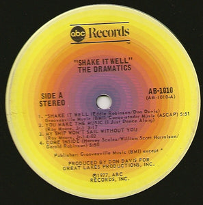 The Dramatics : Shake It Well (LP, Album, San)