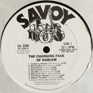 Various : The Changing Face Of Harlem (2xLP, Comp, Promo)