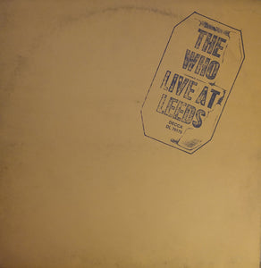 The Who : Live At Leeds (LP, Album, Glo)