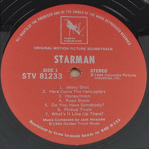 Jack Nitzsche : Starman (Original Motion Picture Soundtrack) (LP, Album)