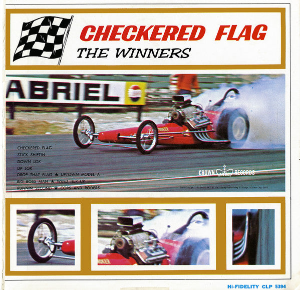 The Winners (8) : Checkered Flag (LP, Album, Mono)