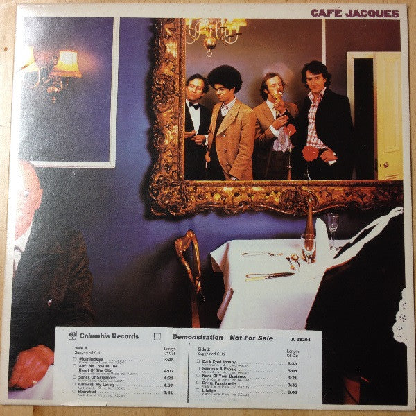 Café Jacques : Round The Back (LP, Album, Promo)