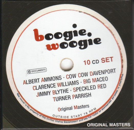 Various : Boogie Woogie (10xCD, Comp, Mono + Box)